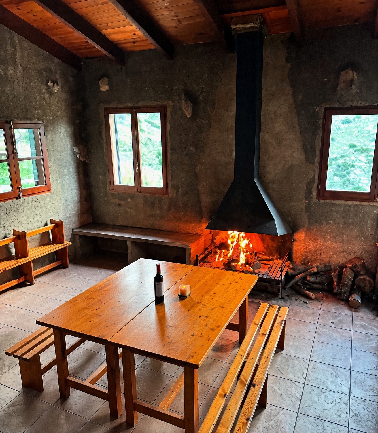 Sala d'estar del refugi